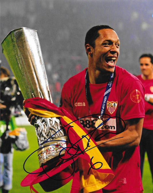 Adriano Leite Ribeiro Brazil signed Soccer 8x10 photo autographed