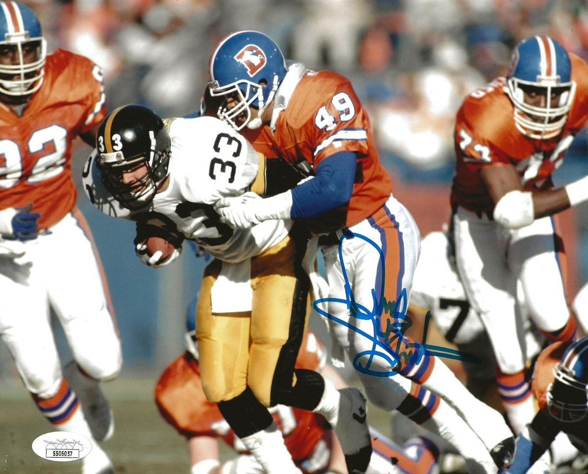 Dennis Smith signed Denver Broncos 8x10 photo autographed 2 JSA
