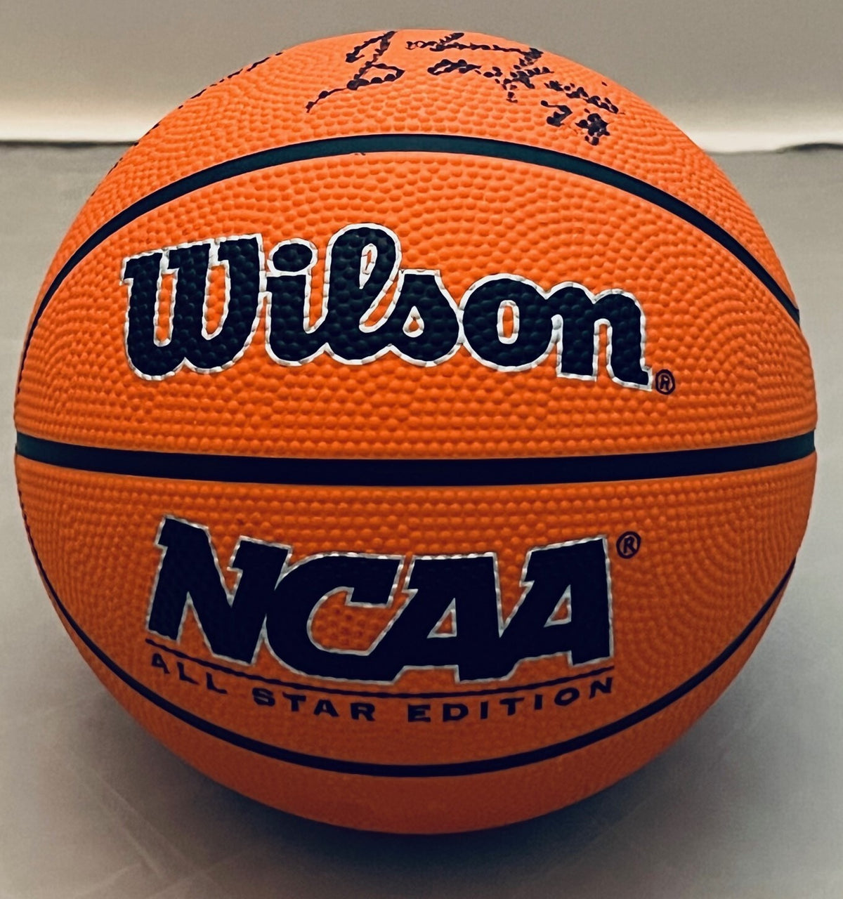 Johnny Dawkins Duke Blue Devils signed mini NCAA Basketball Ball autographed