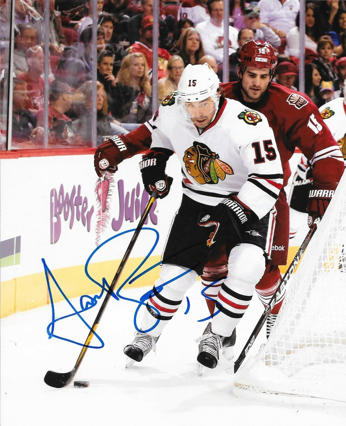 Andrew Brunette signed Chicago Blackhawks 8x10 photo autographed Hawks 4