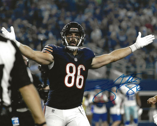 Zach Miller signed Chicago Bears 8x10 photo autographed 