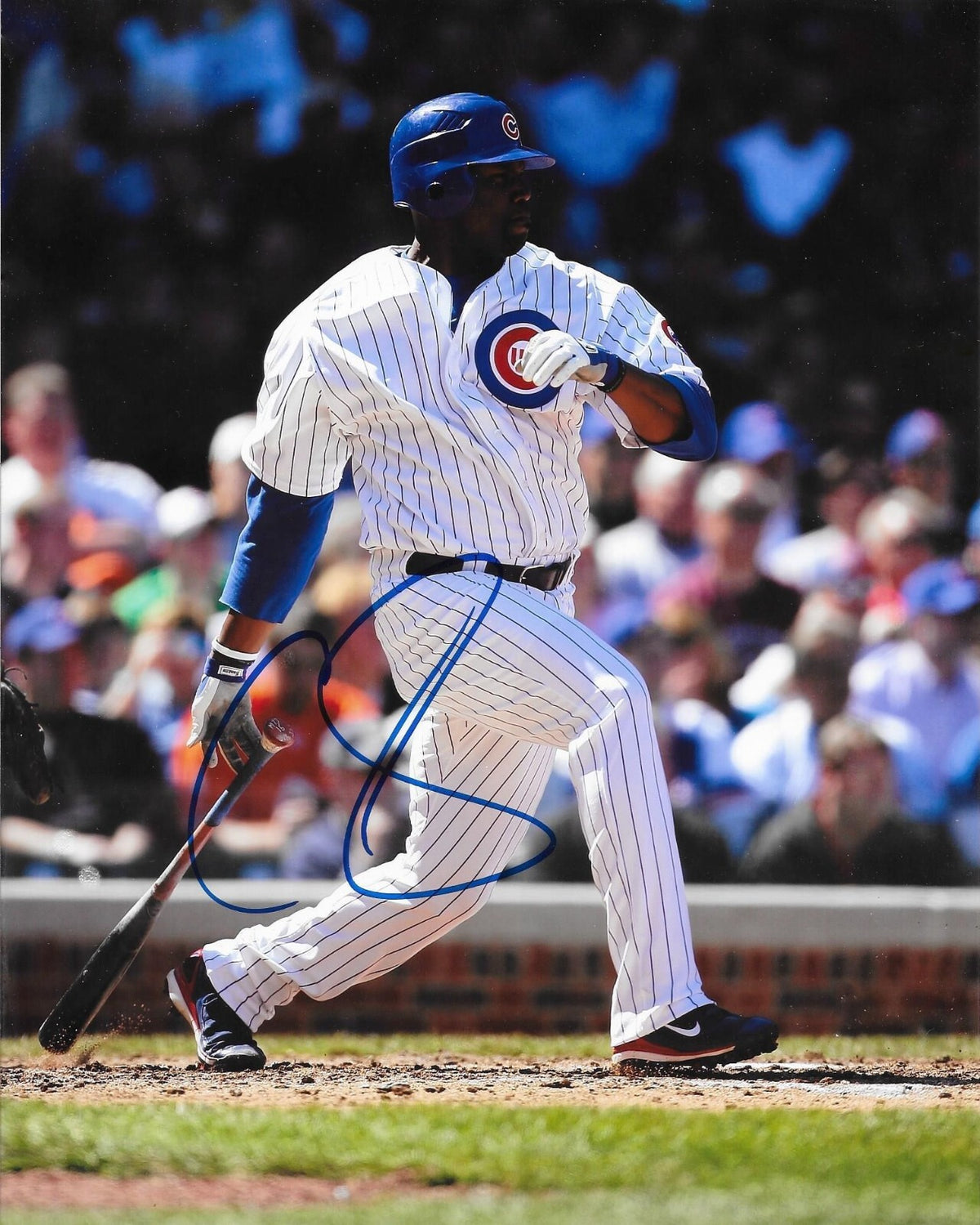 Cliff Floyd signed Chicago Cubs 8x10 photo autographed
