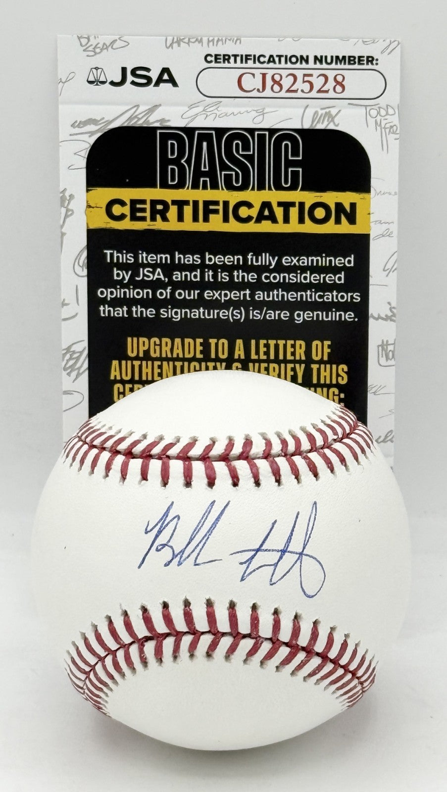 Bubba Watson Masters Winner Golf signed Official MLB Baseball Ball JSA