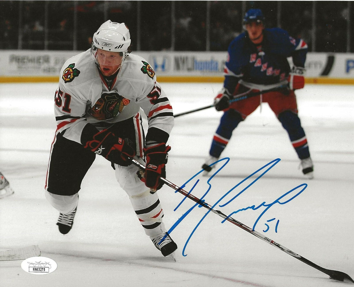 Brian Campbell signed Chicago Blackhawks 8x10 photo autographed Hawks JSA