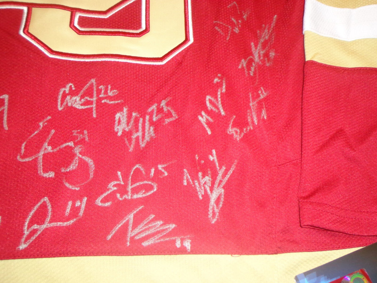 Denver Pioneers 2017 team signed jersey autographed Henrik Borgstrom, Butcher 