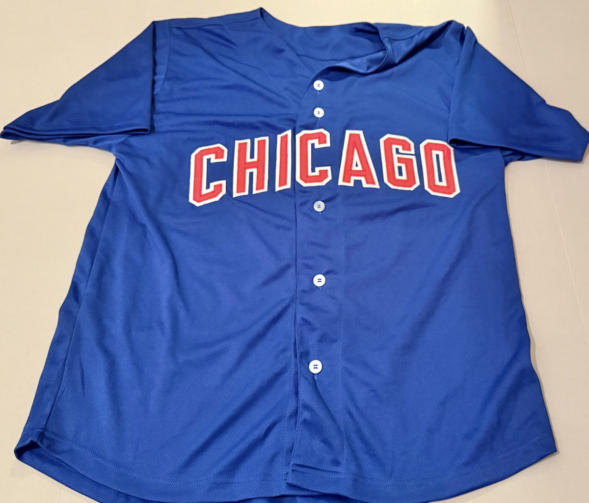Ben Brown Chicago Cubs signed Custom jersey autographed JSA