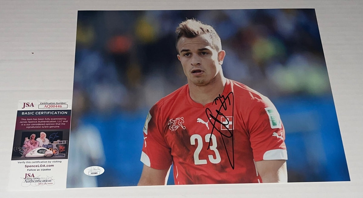 Xherdan Shaqiri Liverpool signed Switzerland 11x14 photo autographed #4 JSA