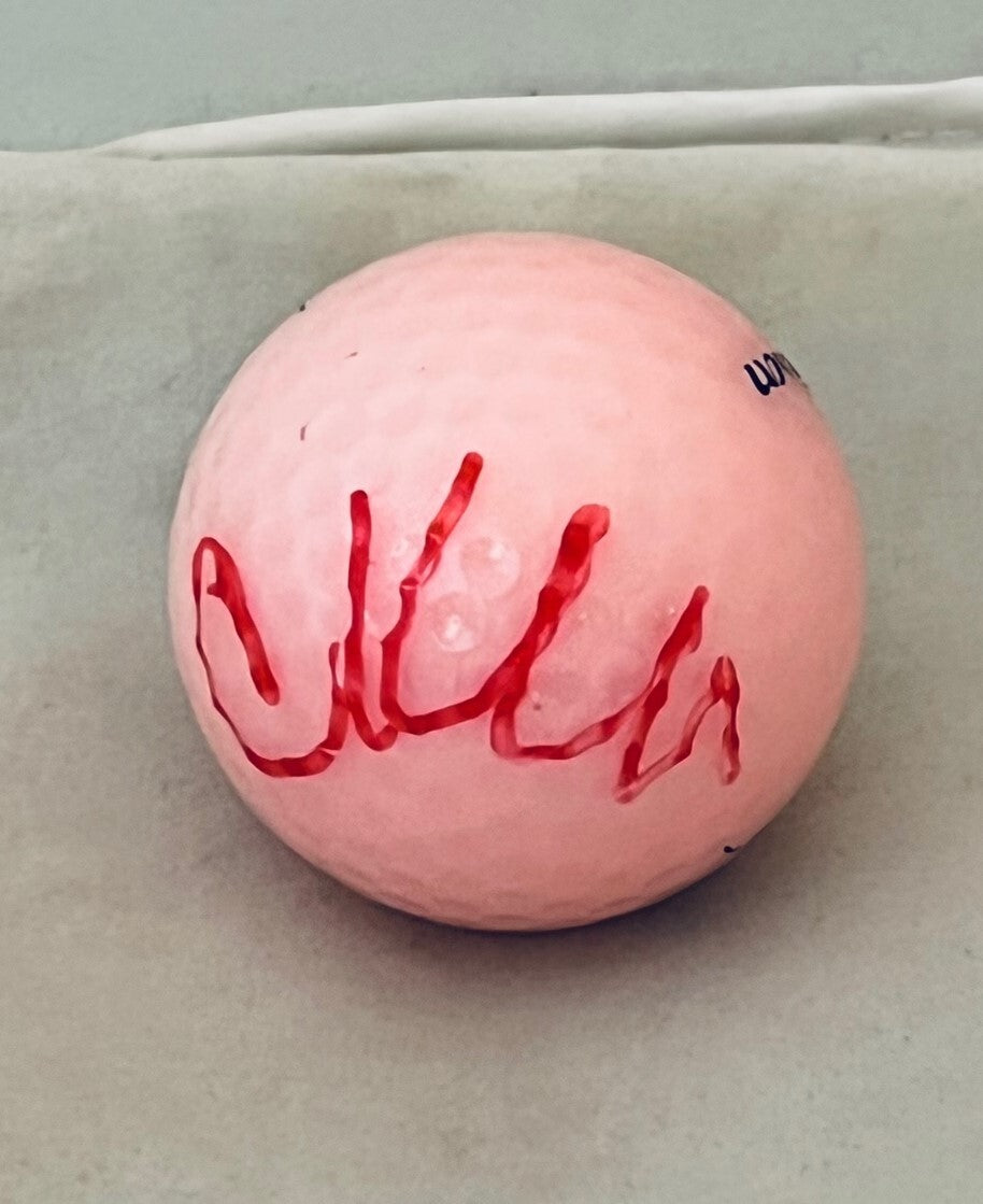 Cristie Kerr signed Pink Wilson Hope Golf Ball autographed LPGA USA