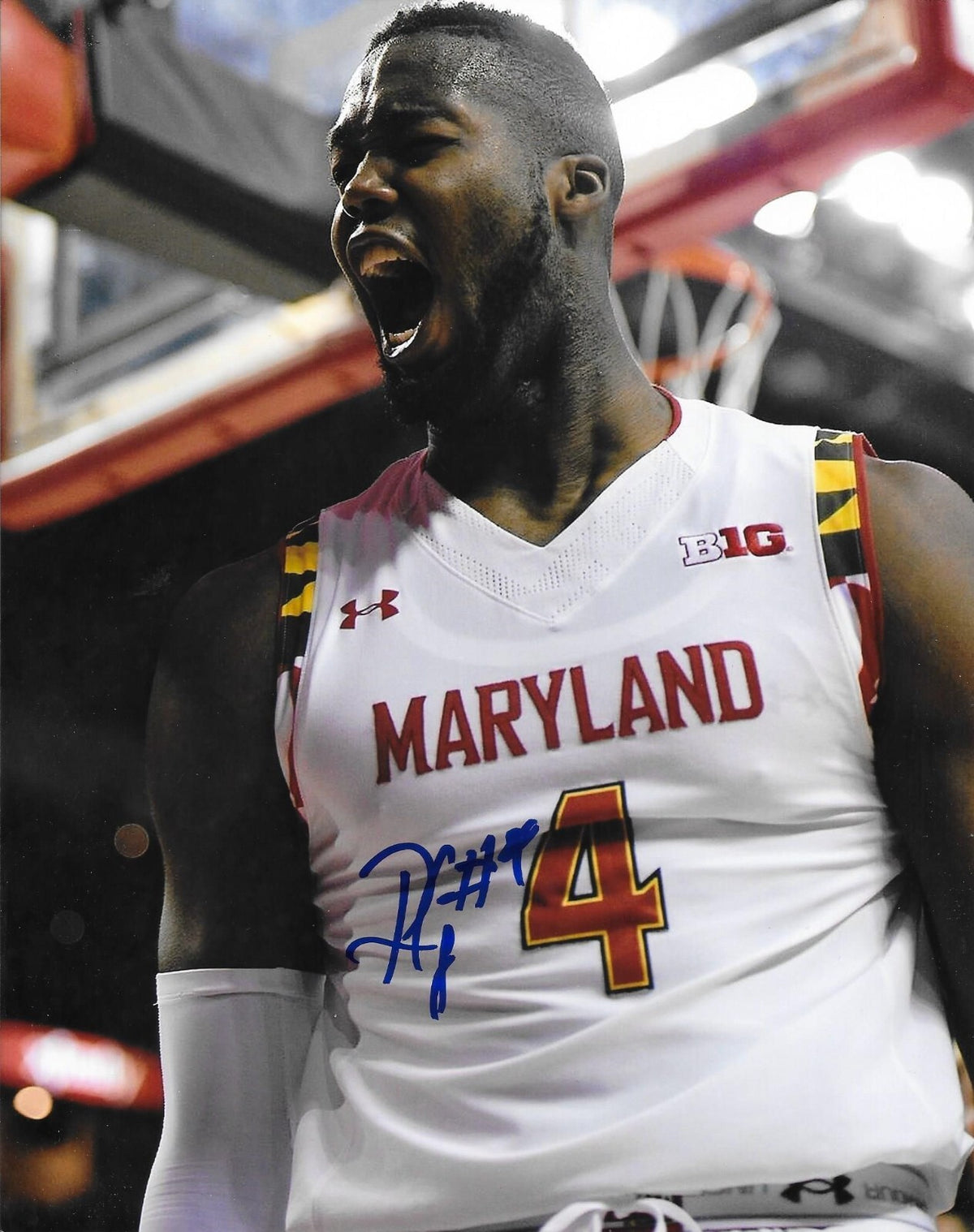 Robert Carter signed Maryland Terrapins 8x10 photo Terps autographed #2