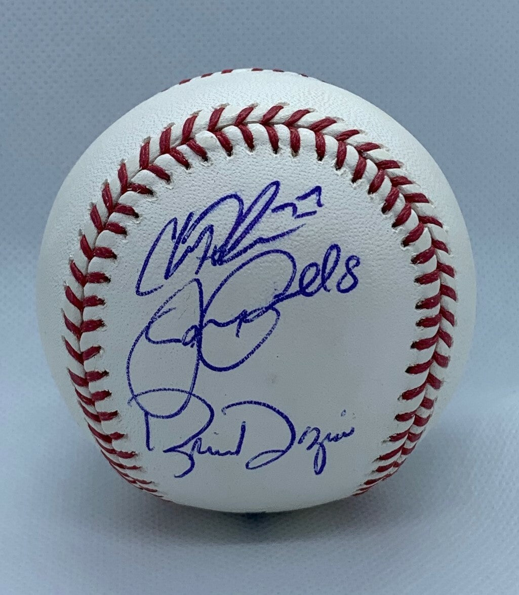 Minnesota Twins team signed MLB Baseball autographed Brian Dozier, E. Escobar