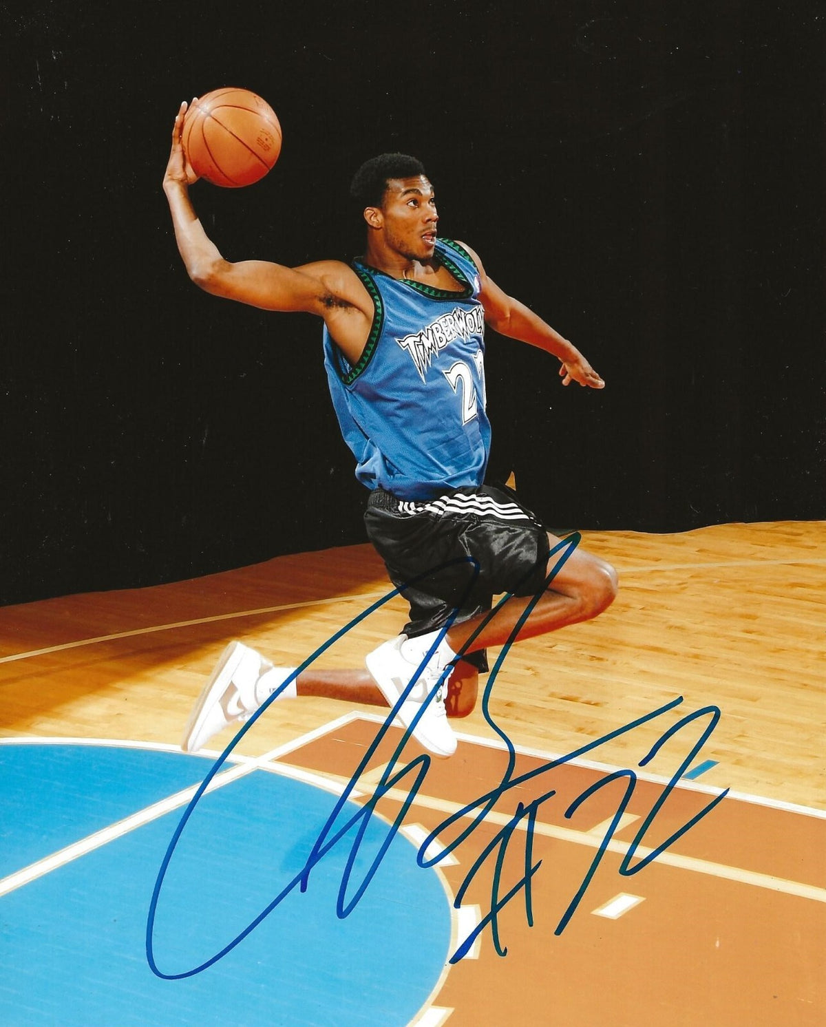 Corey Brewer signed Minnesota Timberwolves 8x10 photo autographed 3