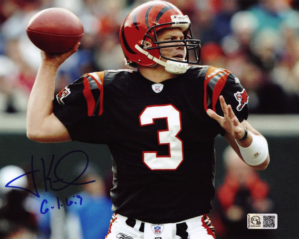 Jon Kitna signed Cincinnati Bengals 8x10 photo autographed GT COA