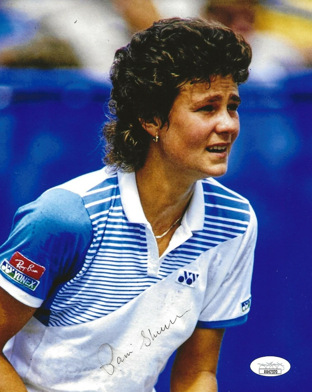 Pam Shriver Grand Slam signed Tennis 8x10 photo autographed 2 JSA