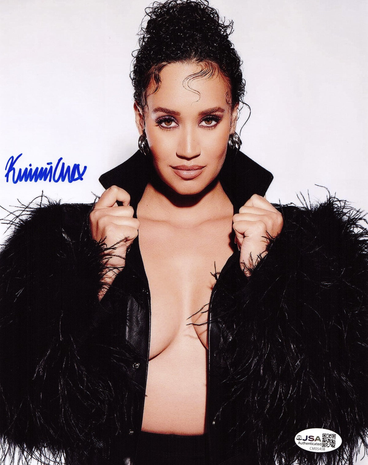 Kimmi Chex NFL Network signed Hot 8x10 photo autographed #2 JSA COA
