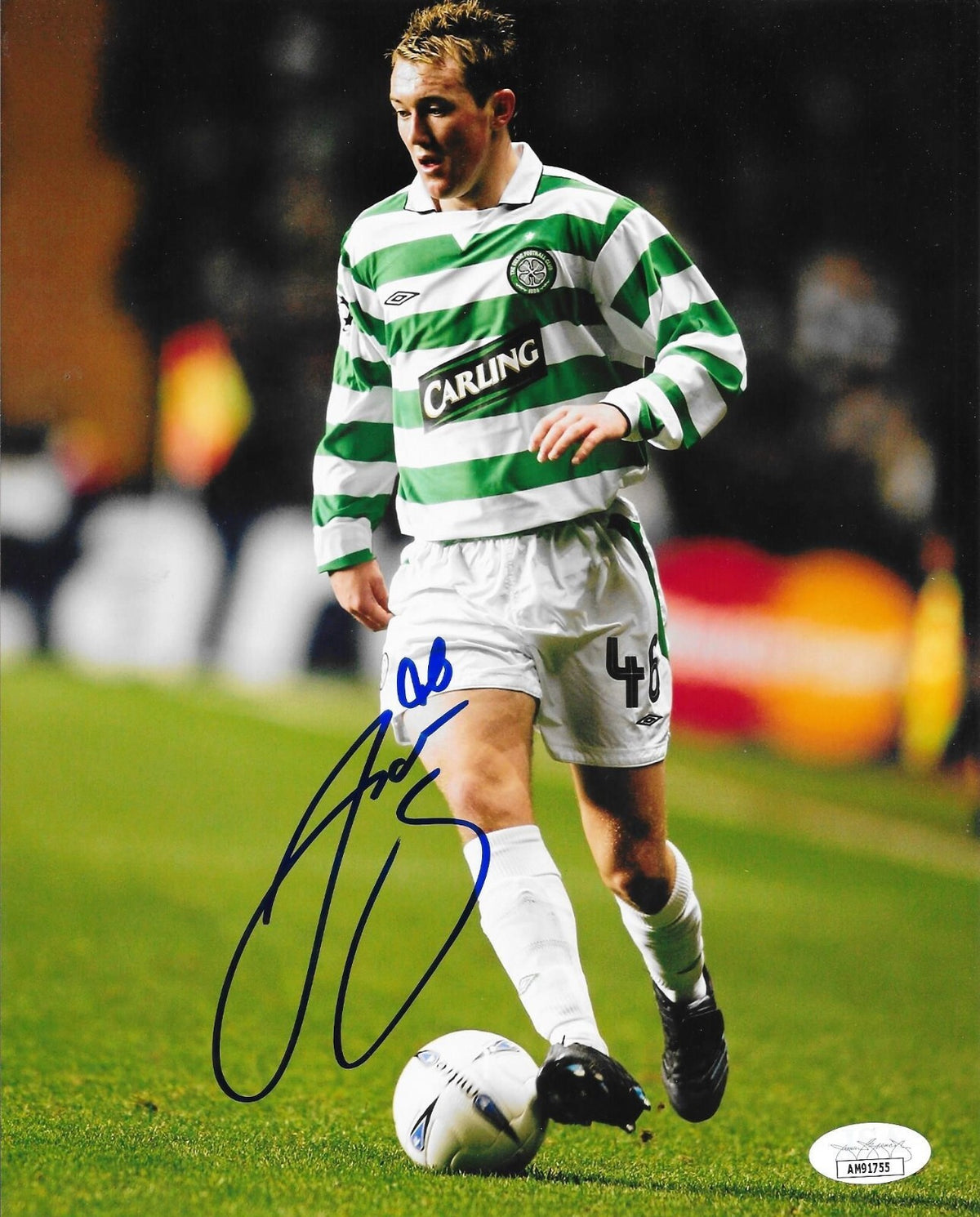 Aiden McGeady Ireland signed Celtic F.C. Soccer 8x10 photo autographed 4 JSA