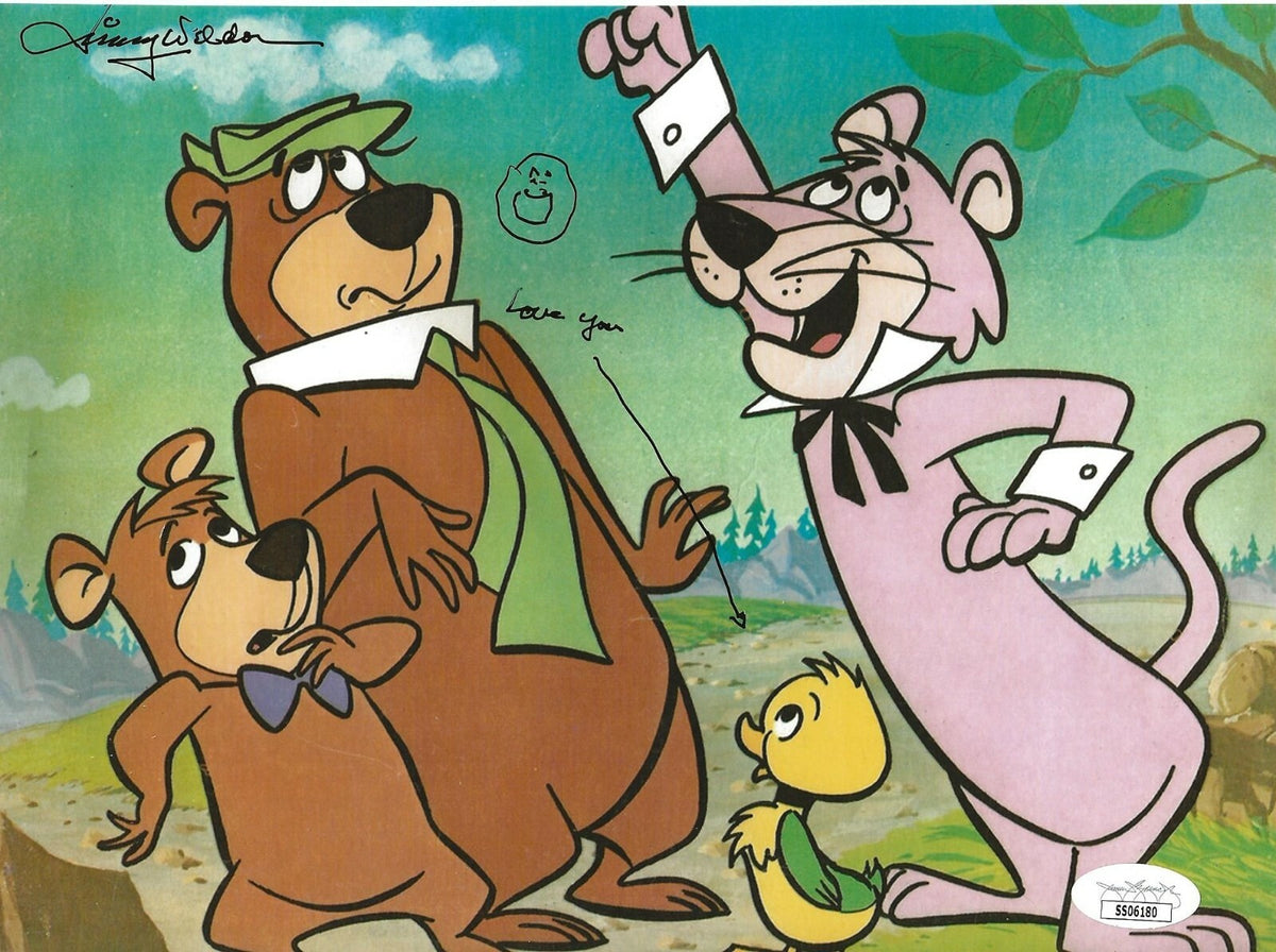Jimmy Weldon signed Yakky Doodle photo autographed 3 JSA Certified