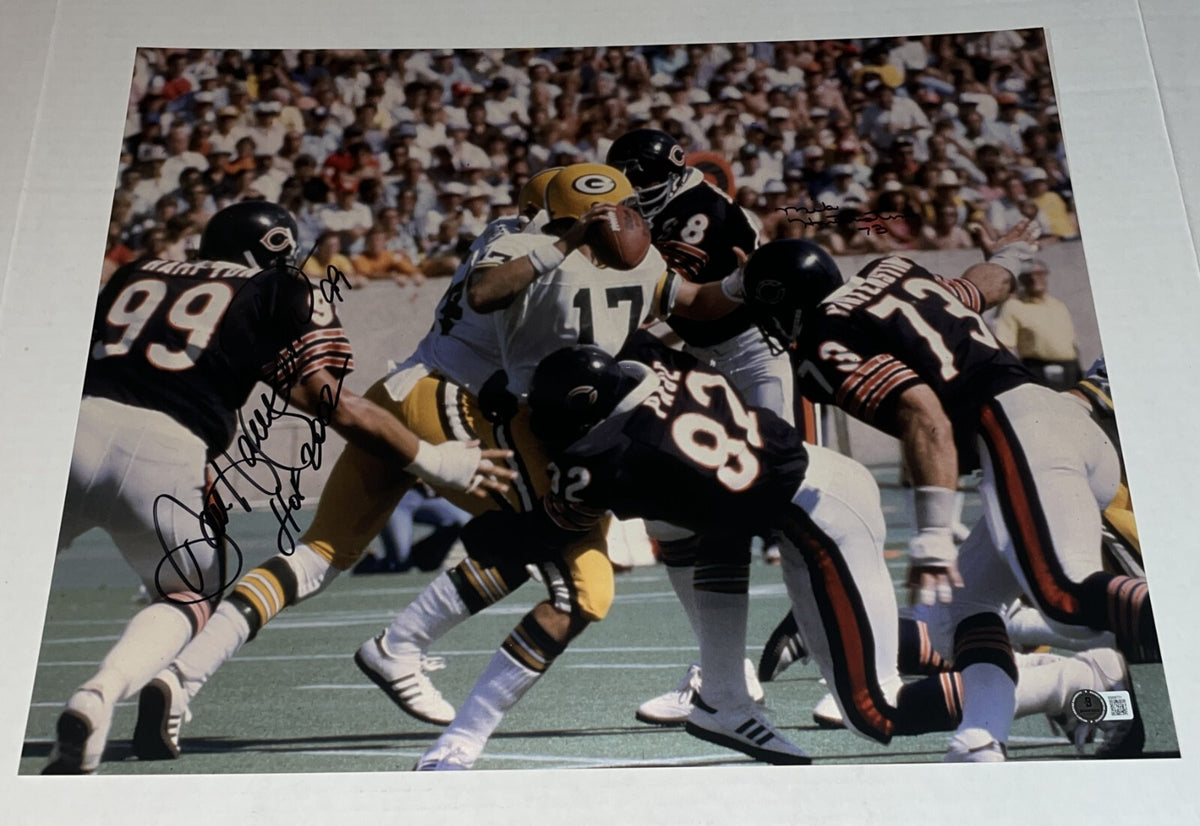 Dan Hampton & Mike Hartenstine signed Bears 16x20 photo autographed Beckett COA