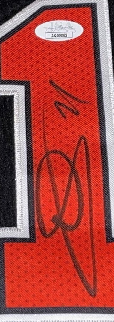 DeMar DeRozan signed Black Chicago Bulls jersey autographed JSA
