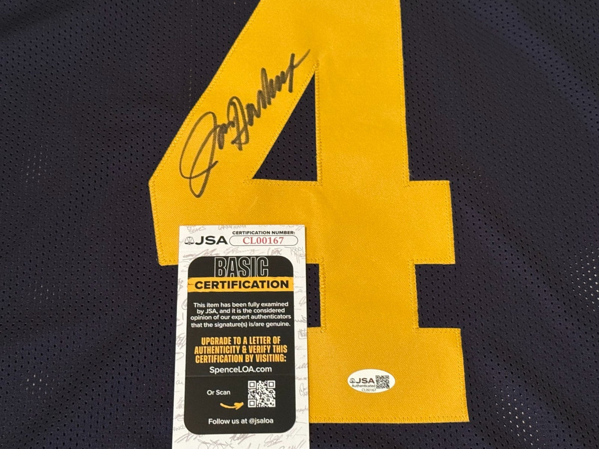 Jim Harbaugh Michigan Wolverines signed Custom jersey autographed JSA COA