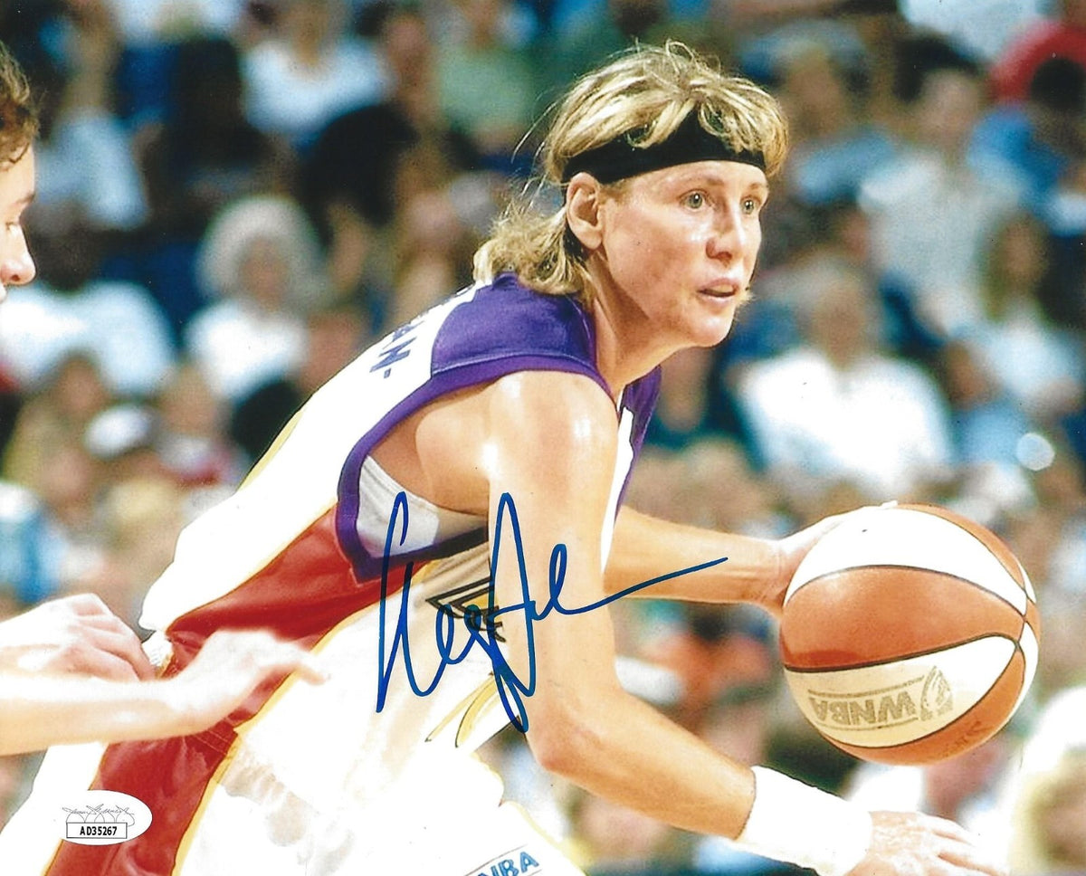 Nancy Lieberman signed Phoenix Mercury 8x10 photo autographed HOF JSA