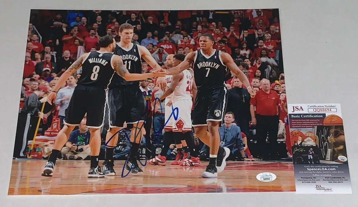 Deron Williams signed Brooklyn Nets 11x14 photo autographed JSA