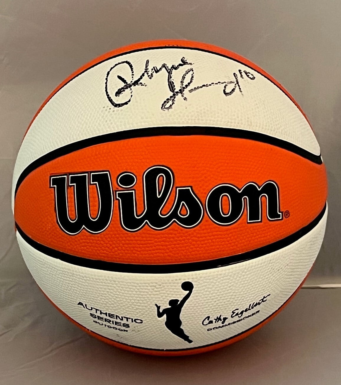 Rhyne Howard Atlanta Dream signed WNBA Basketball Ball autographed