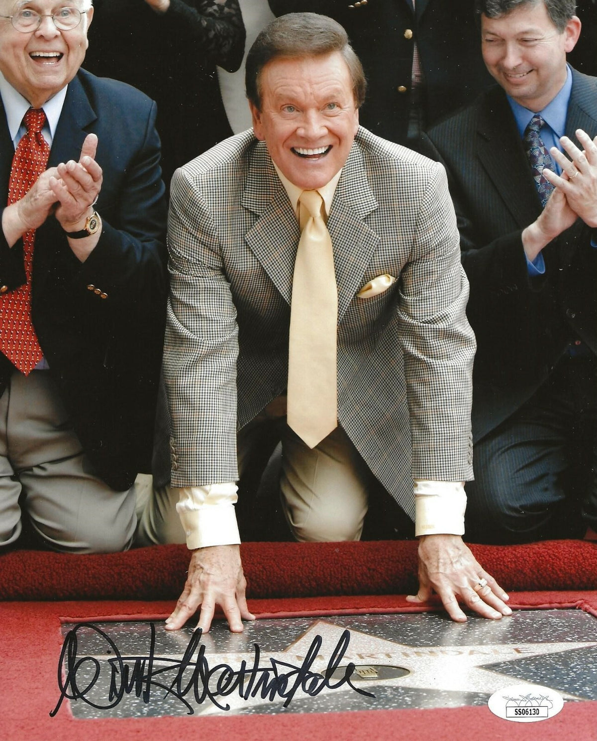 Wink Martindale Gambit High Rollers signed 8x10 photo autographed TV Host JSA