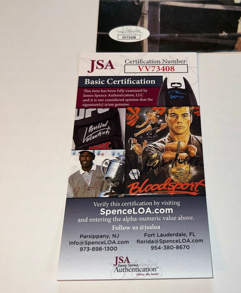 Larry Holmes Heavyweight Champ signed Boxing Magazine Page autographed 9 JSA