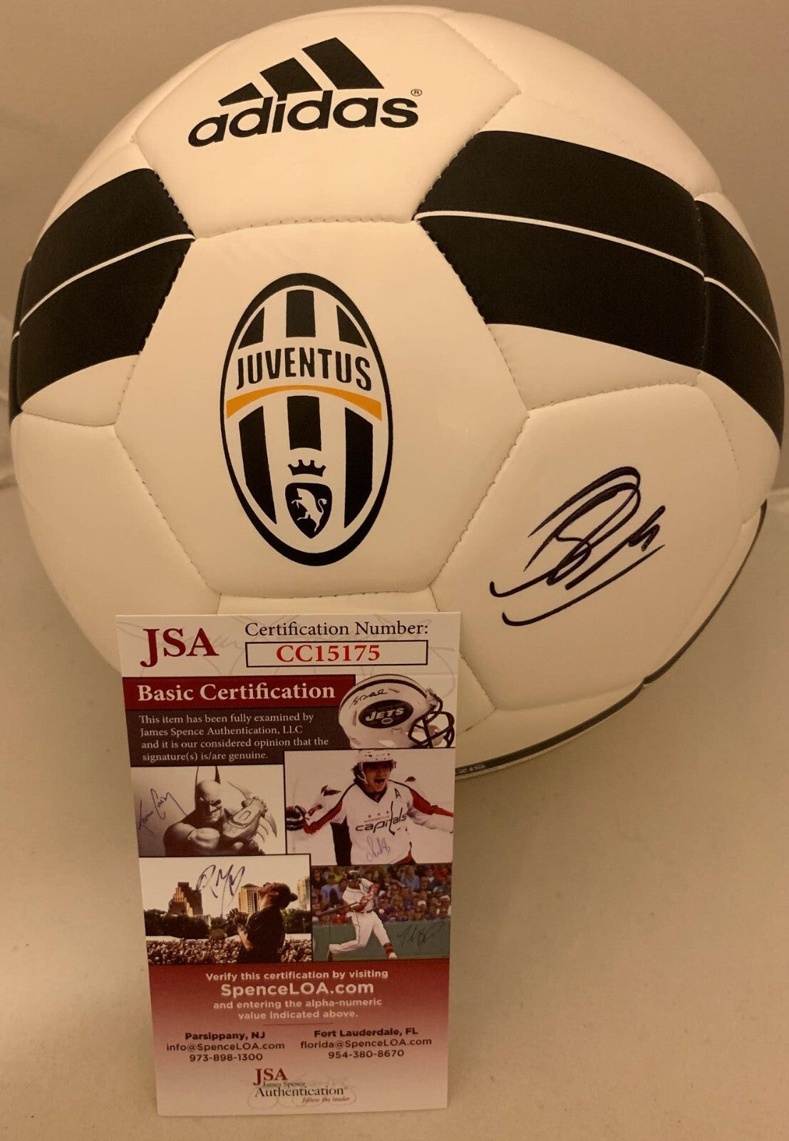 Sebastian Giovinco signed Juventus Soccer Ball Toronto FC Italy autographed JSA