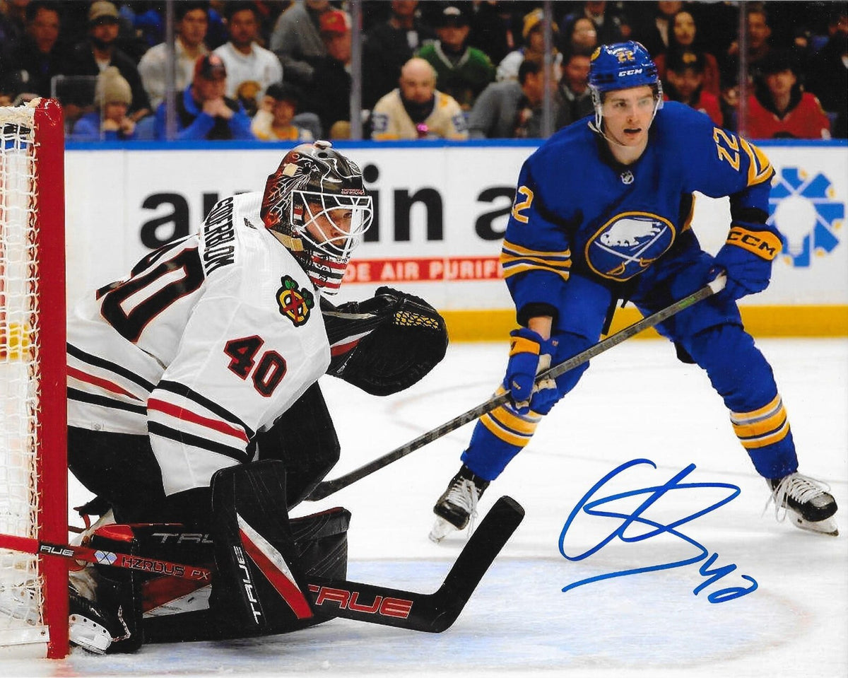 Arvid Soderblom signed Chicago Blackhawks 8x10 photo autographed Hawks #3