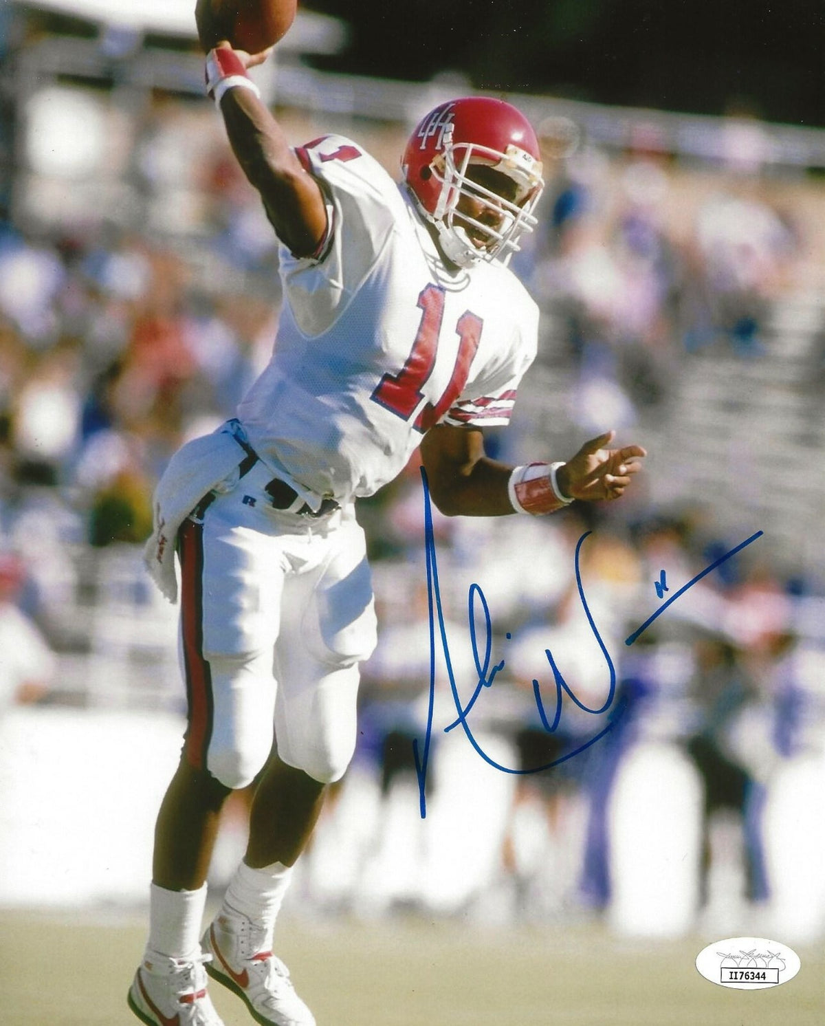 Andre Ware signed Houston Cougars 8x10 photo autographed Heisman Trophy JSA
