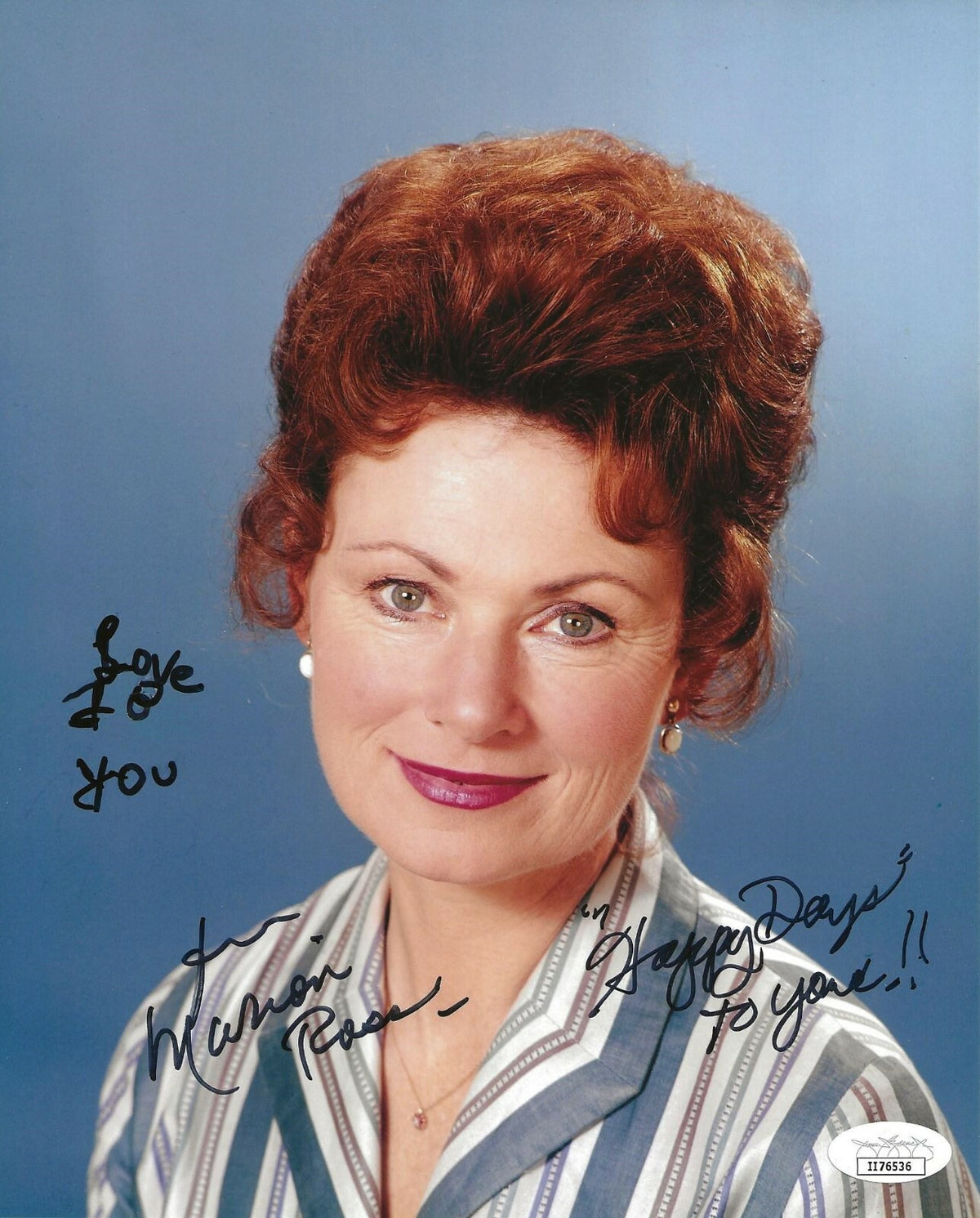 Marion Ross signed Happy Days 8x10 photo autographed Marion Cunningham 2 JSA