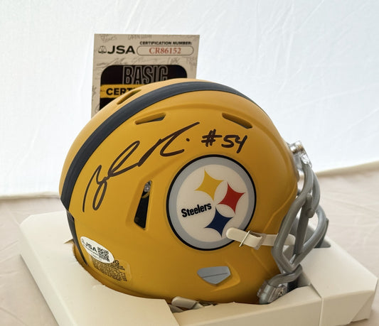 Zach Frazier signed Pittsburgh Steelers Alt mini helmet autographed JSA