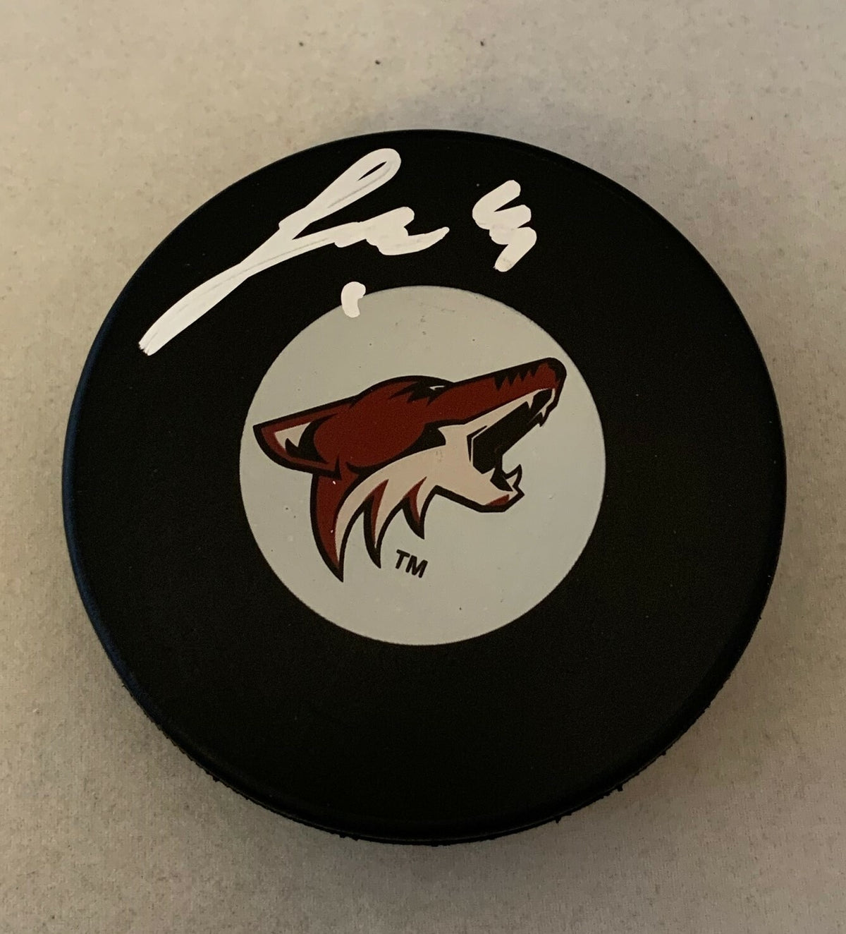 Michael Grabner signed Arizona Coyotes Puck autographed 