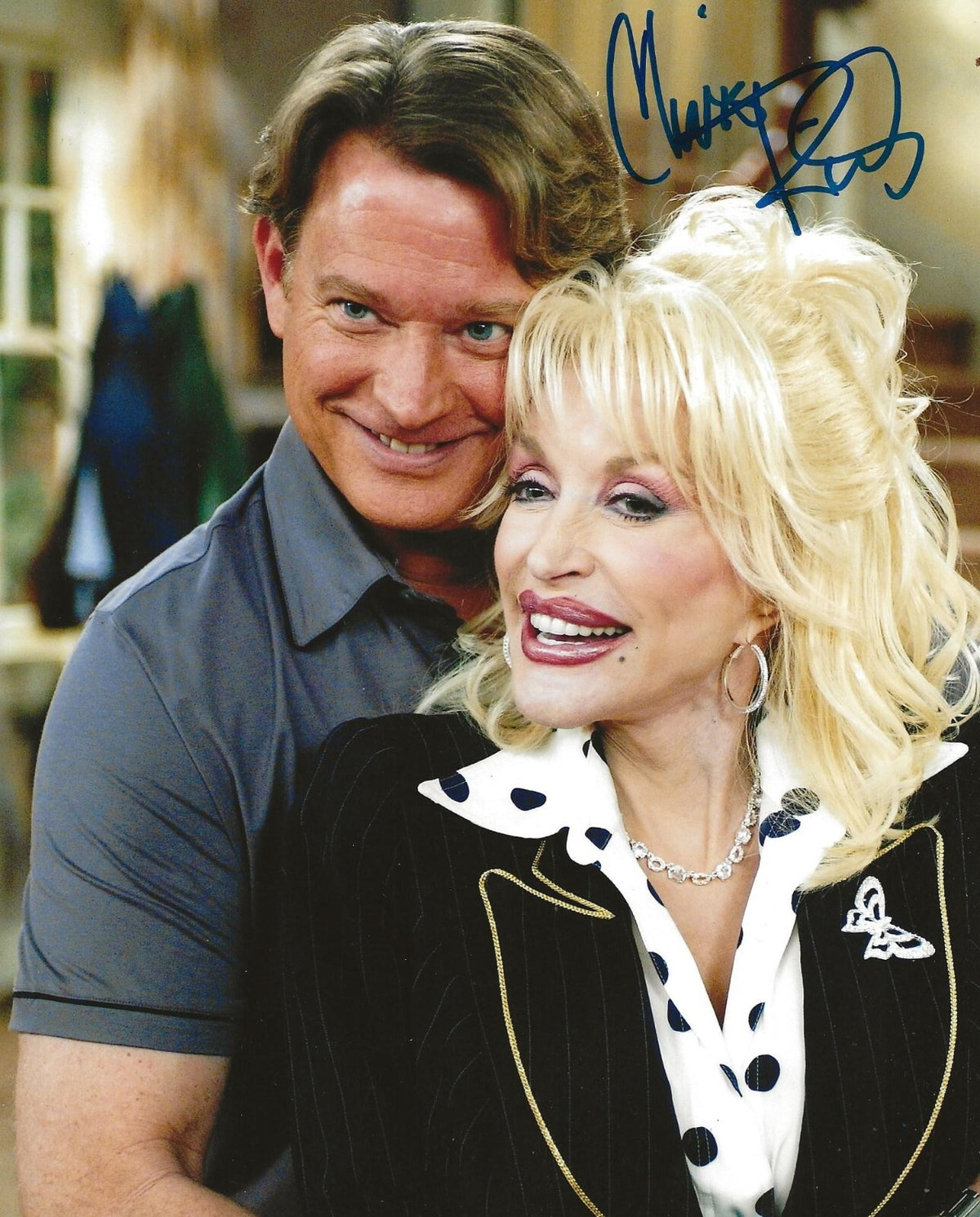 Christopher Rich signed Reba 8x10 photo autographed Brock Hart