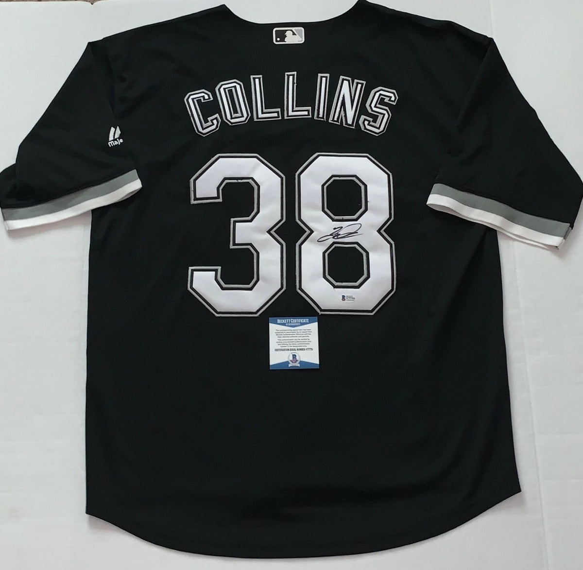 Zack Collins signed Chicago White Sox jersey autographed BAS Beckett 