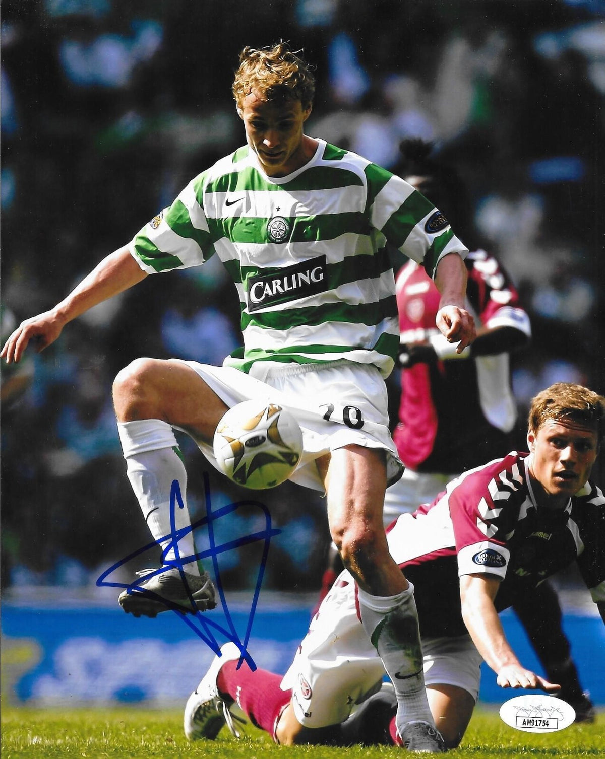 Jiri Jarosik signed Celtic F.C. Soccer 8x10 photo autographed #1 JSA