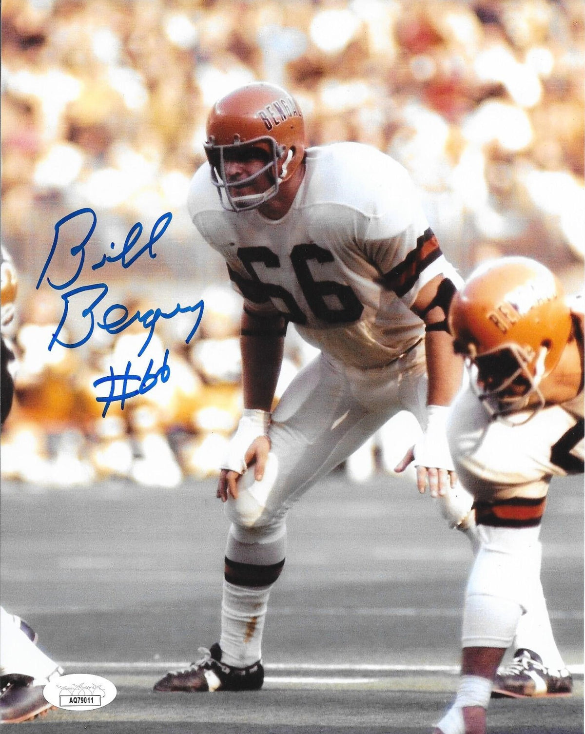 Bill Bergey signed Cincinnati Bengals 8x10 photo autographed #1 JSA
