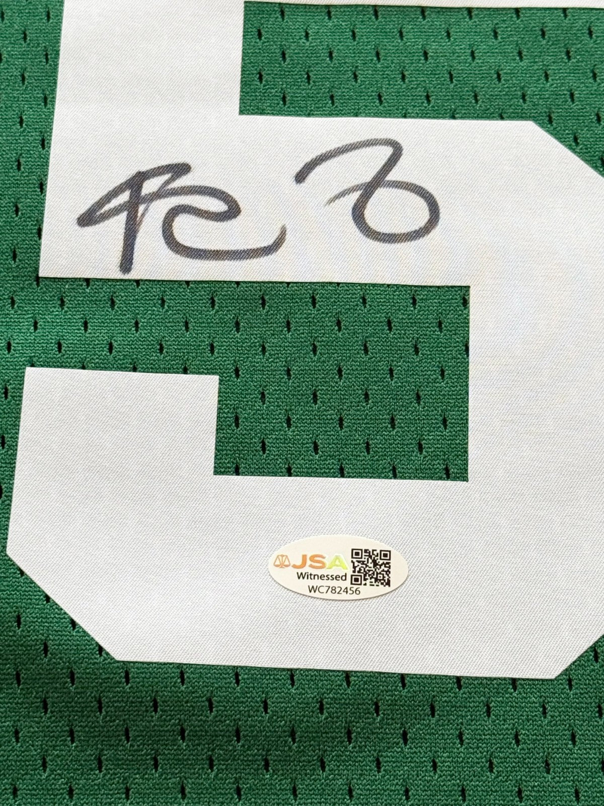 Kevin Garnett signed Boston Celtics jersey autographed JSA Witnessed
