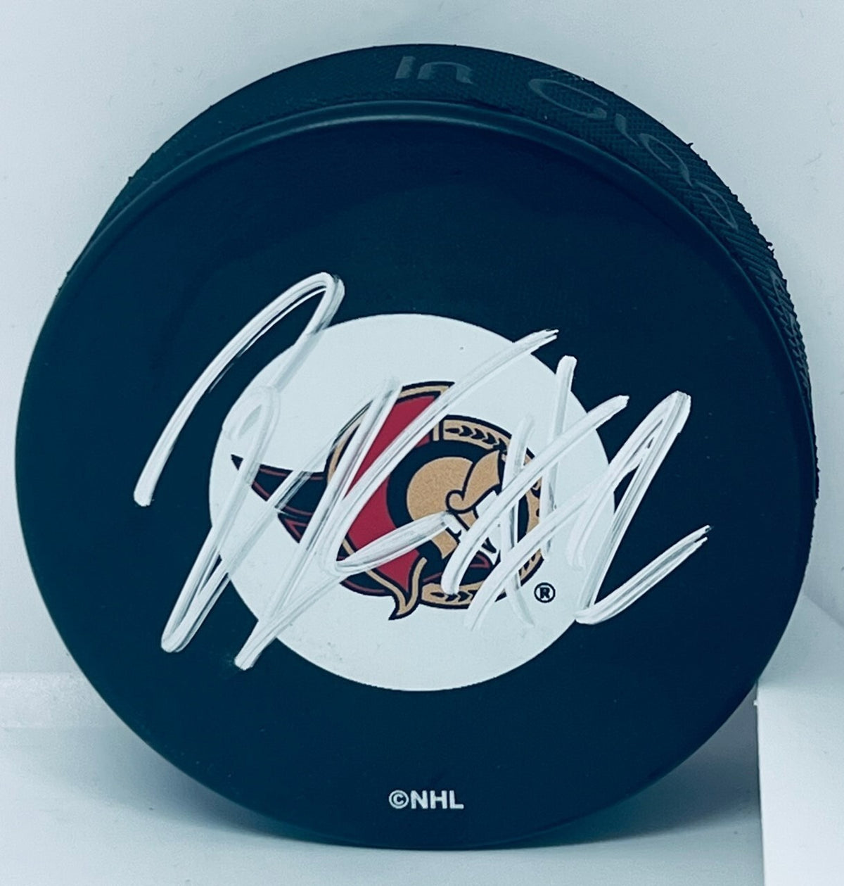 Artem Zub signed Ottawa Senators Puck autographed