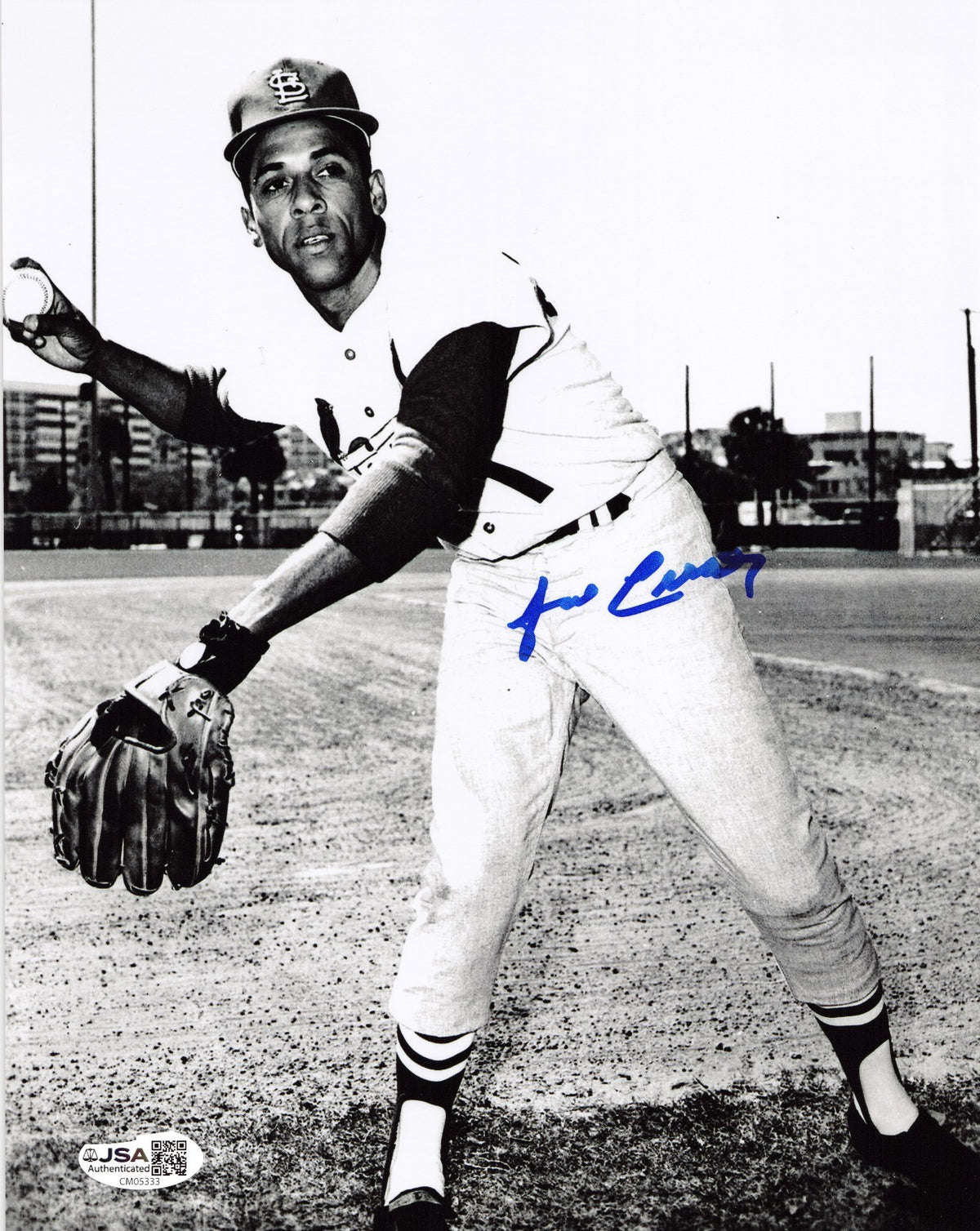Jose Cardenal signed St. Louis Cardinals 8x10 photo autographed JSA