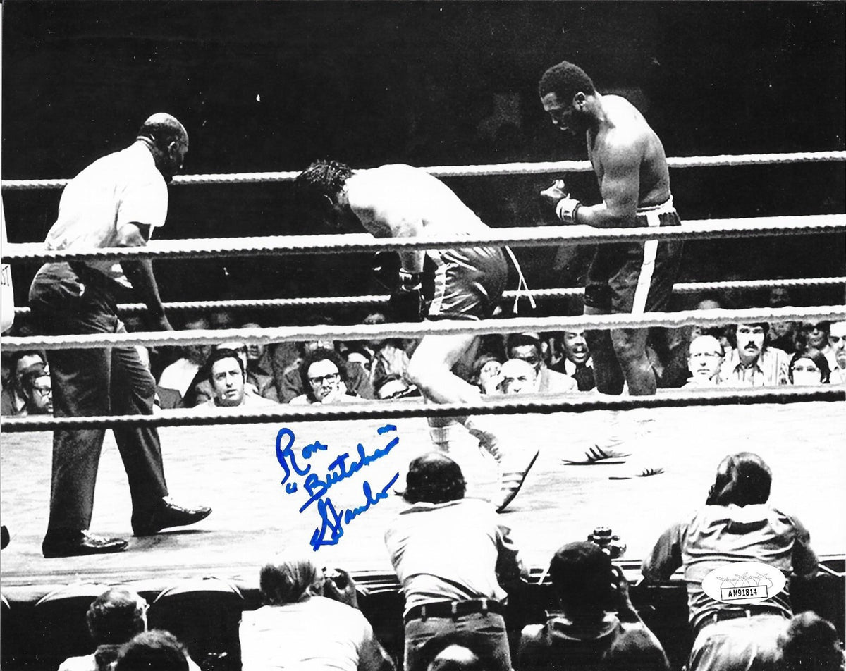 Ron Stander "The Council Bluffs Butcher" signed Boxing 8x10 photo #4 JSA