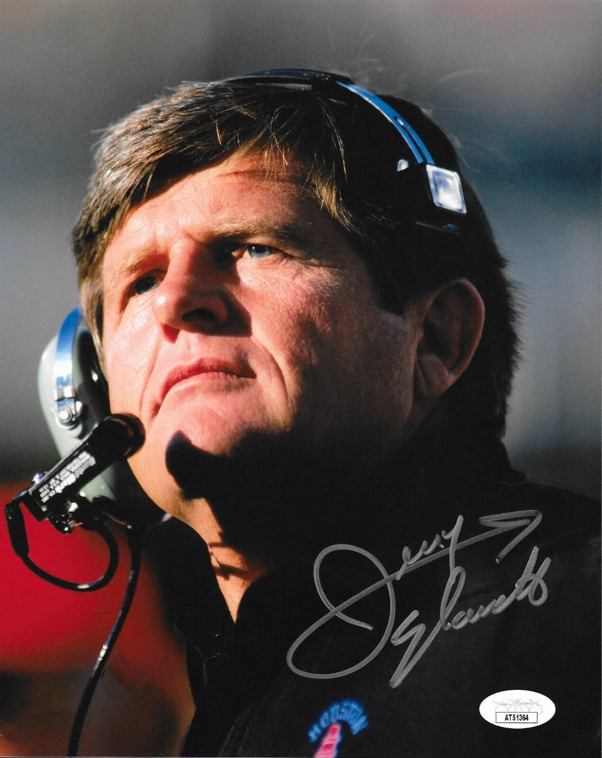 Jerry Glanville signed Houston Oilers 8x10 photo autographed #1 JSA