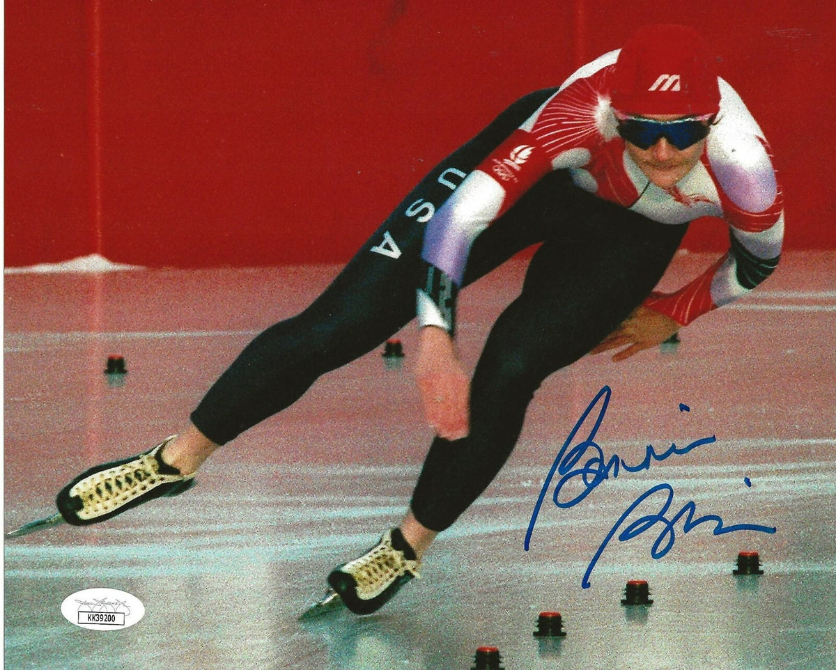 Bonnie Blair USA Speed Skating signed 8x10 photo Olympic Gold autographed 3 JSA