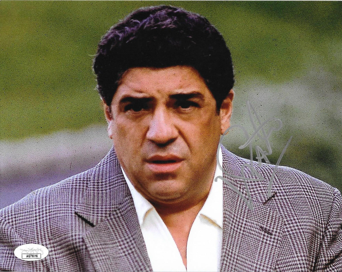 Vincent Pastore signed The Sopranos 8x10 photo autographed Big Pussy #2 JSA