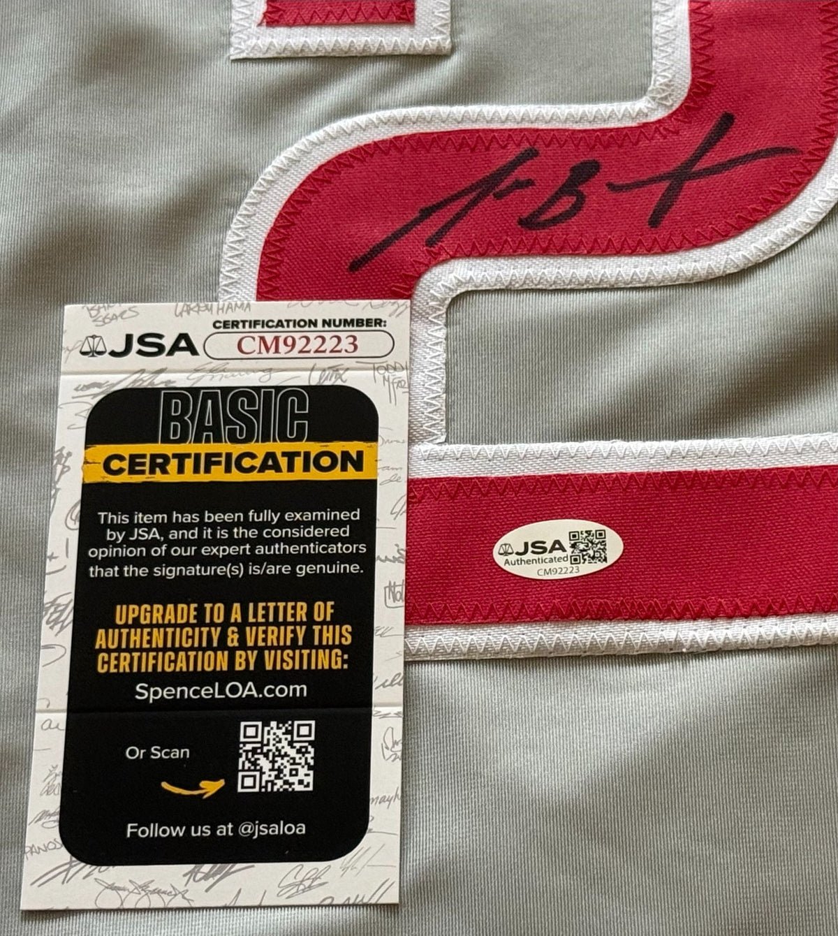 Michael Busch Chicago Cubs signed Custom jersey autographed JSA
