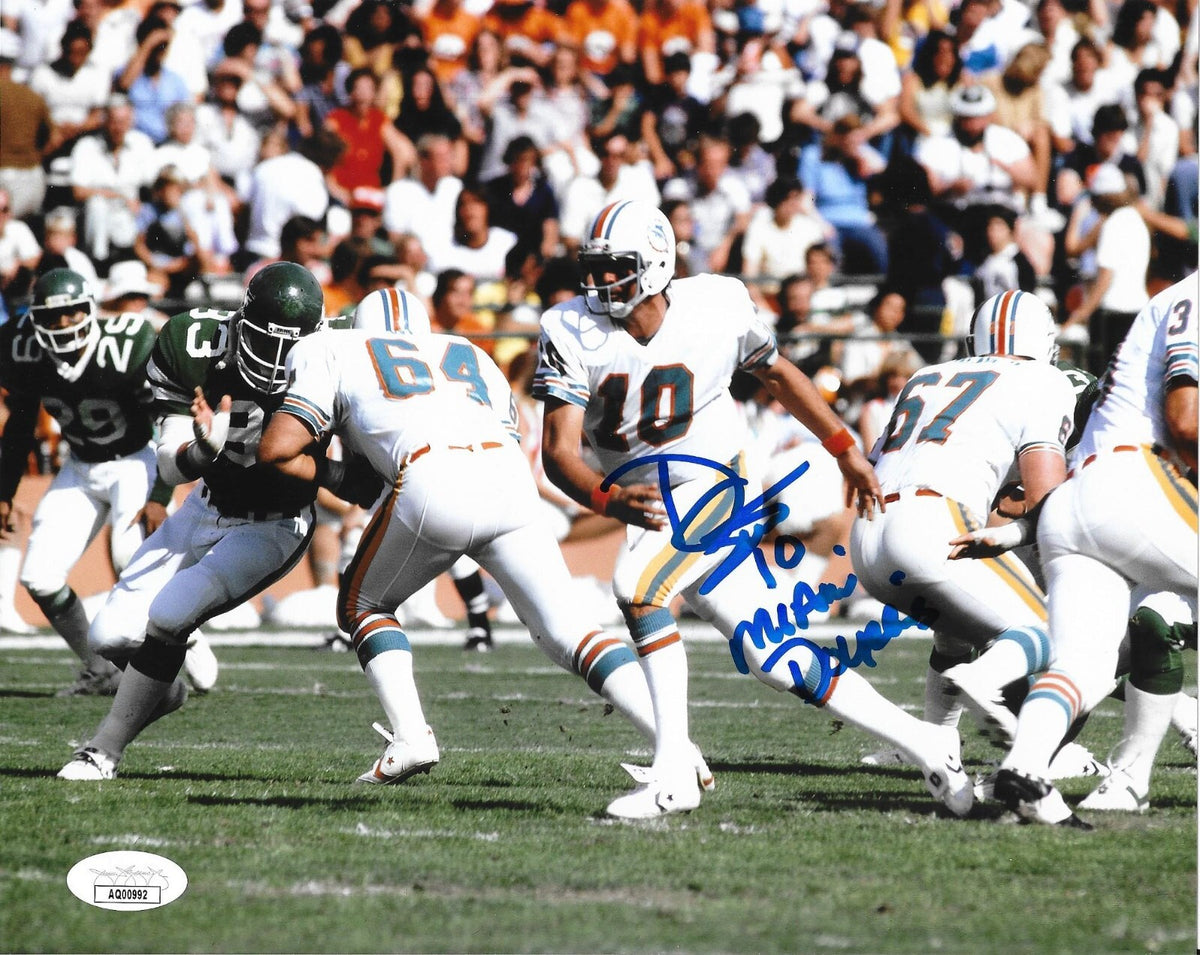 Don Strock signed Miami Dolphins 8x10 photo autographed #3 JSA