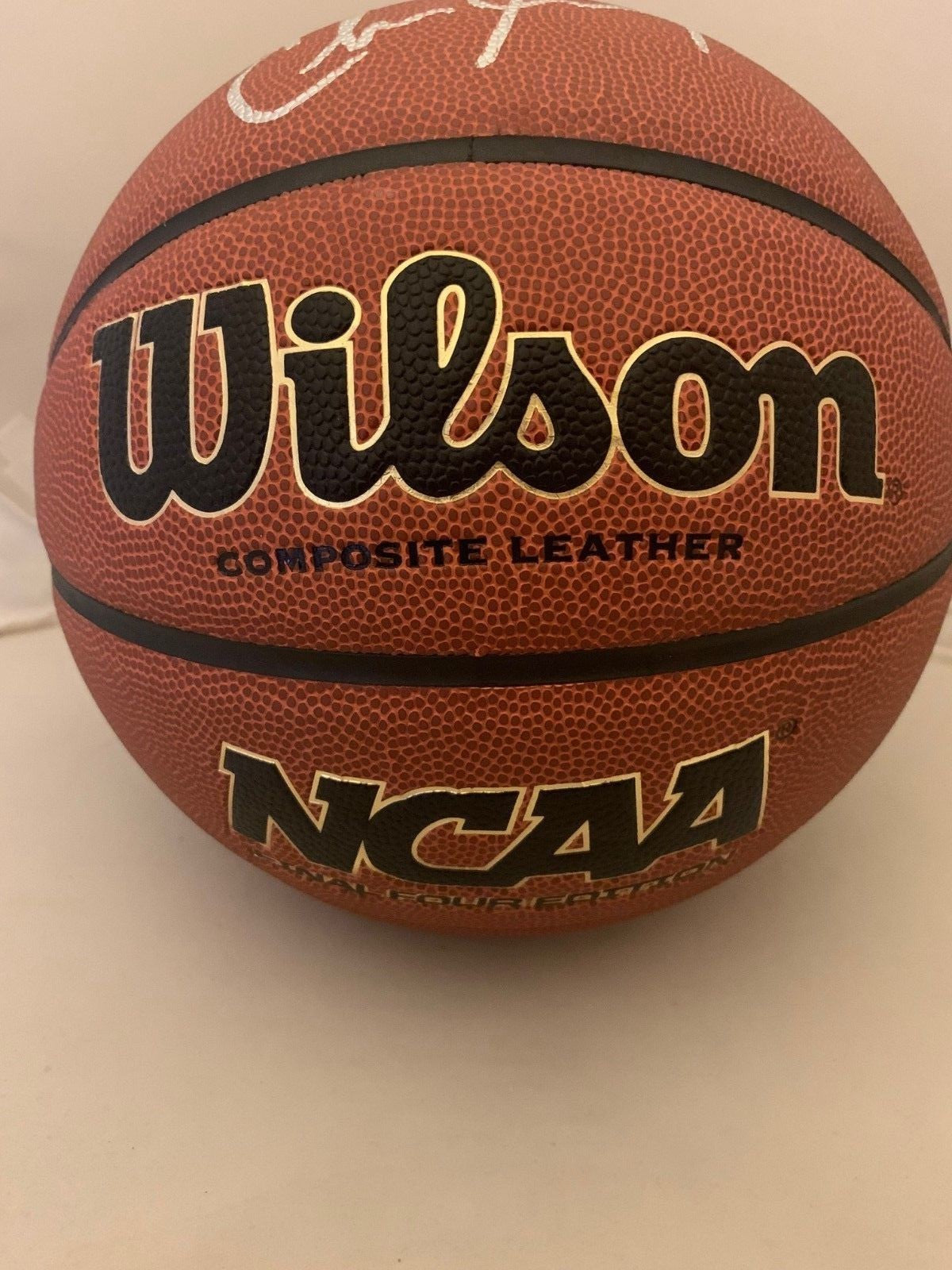 Chris Mooney Richmond Spiders signed Full Size NCAA Basketball Ball JSA