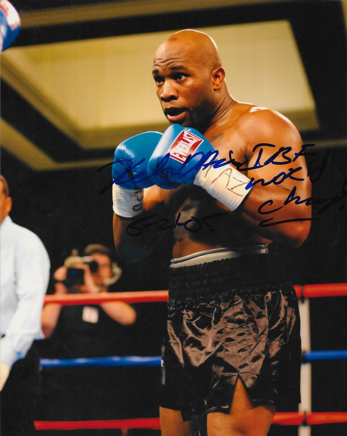 Kelvin Davis signed Boxing 8x10 photo autographed